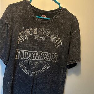 Harley-Davidson Distressed Black Knuckleheads Tee